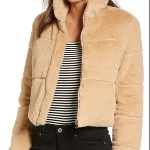 Tiger Mist Bridget Faux Fur Puffer Jacket
